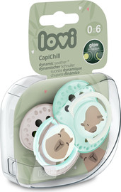 Lovi זוג מוצצי לאבי מהדורת קאפיברה 0-6 בנים LOVI