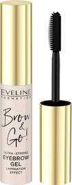 EVELINE BROW& GO ג'ל למינציה לגבות חזק במיוחד - TRANSPARENT