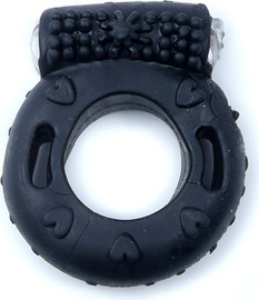 SCALA טבעת רטט חזקה להגברת הזיקפה ועיכוב שפיכה – Vibrating Cockring ,שחור
