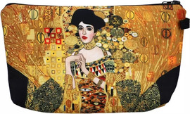 CARMANI תיק איפור מדגם ג. קלימט, אדל בגודל 22×13.5×1.5 ס״מ (CARMANI)