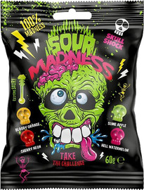SOUR MADNESS סאוור מדנס סוכריות חמוצות מאוד