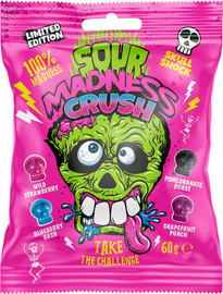 SOUR MADNESS סאוור מדנס סוכריות  חמוצות - קראש