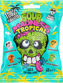 SOUR MADNESS סאוור מדנס סוכריות  חמוצות מדנס
