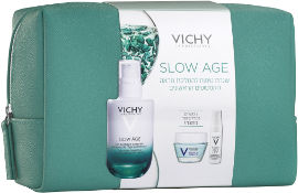VICHY מארז סלואו אייג'- תיק איפור בצבע ירוק