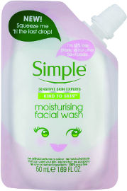 SIMPLE SENSITIVE SKIN EXPERTS תרחיץ פנים מזין - סקוויז