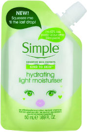 SIMPLE SENSITIVE SKIN EXPERTS קרם לחות קליל - סקוויז