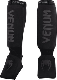 VENUM מגני רגליים Venum Kontact Shin Guards – Black/Black מידה S