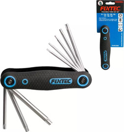 Fixtec סט מפתחות טורקס אולר 8 יח כרום ונדיום כוכב TORX FIXTEC