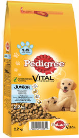 PEDIGREE מזון לגורי כלבים עוף ואורז