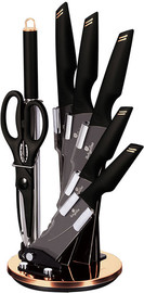 Berlinger Haus סט 7 סכינים + מעמד איכותי  BERLINGERHAUS BLACK ROSE BH-2692