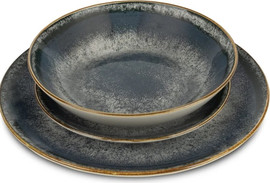Berlinger Haus סט כלי אוכל 18 חלקים פורצלן BH10302 Berlinger haus Grey