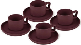 Berlinger Haus סט כוסות אספרסו וצלוחיות 8 חלקים BH10017 Berlinger haus Stoneware