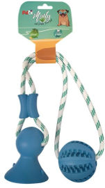 PETEX חבל דנטלי עם כדור גומי דחוס