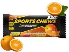 32Gi סוכריות אנרגיה במרקם מרמלדה בטעם תפוז- sport chews