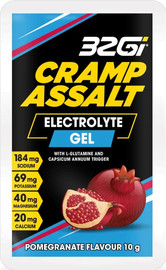 32Gi Cramp Assalt ג'ל אלקטרוליטים בטעם רימון