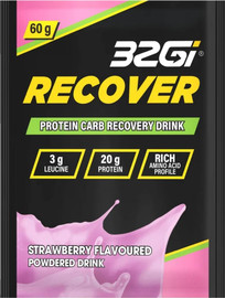 32Gi Recover Protein Carb Recovery Drink אבקת משקה בטעם תות