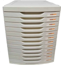 Cortico מגירון A4 מקצועי לעבודה משרדית 12 תאים קרם EggShell