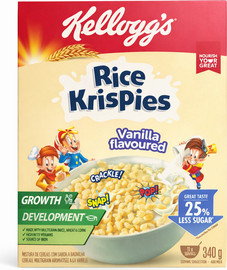 קלוגס Rice Krispies⁩ Vanilla דגני בוקר רייס קריספיס וניל
