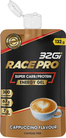 32Gi Race Pro Super Carb/Protein ג'ל אנרגיה בטעם קפוצ'ינו