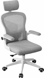Anisfeld כיסא תלמיד ארגונומי דגם Chairy- לבן עם ריפוד אפור