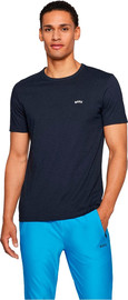 HUGO BOSS טי שירט לגברים דגם CURVED LOGO