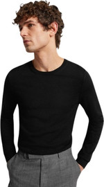 HUGO BOSS סוודר Hugo Boss לגברים בדגם LENO-P Slim Fit