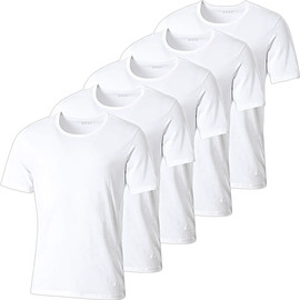 HUGO BOSS מארז 5 טי שירט Hugo Boss לגברים צווארון עגול