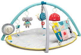 Taf Toys אוניברסיטה ושמיכת פעילות 4 ב 1 לפיתוח מיומנויות ועידוד התפתחות במגוון תנוחות עם תיבת נגינה - קואלה