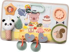 Taf Toys לוח פעילות מונטסורי רב-חושי 12 פעילויות