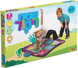 Berko Shop שטיח ריקוד אלקטרוני מוזיקלי לילדים - הפועל ע"י חיישנים