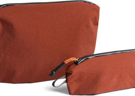 Camel Mountain זוג תיקי אחסון \ רחצה Venox™ מבית כאמל מאונטיין – 2 ליטר, עמיד למים, קל משקל - חום אדמדם