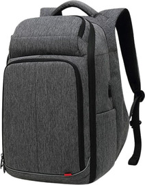 Camel Mountain תיק Krytex™ Elite מבית כאמל מאונטיין – 35 ליטר, מתאים למחשבים ניידים עד 17 אינץ' - אפור כהה