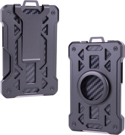 Camel Mountain ארנק RFID דגם Cybrion™ Ultra מבית כאמל מאונטיין – עם תא ל-Airtag - שחור