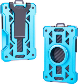 Camel Mountain ארנק RFID דגם Cybrion™ Ultra מבית כאמל מאונטיין – עם תא ל-Airtag - כחול