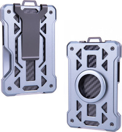 Camel Mountain ארנק RFID דגם Cybrion™ Ultra מבית כאמל מאונטיין – עם תא ל-Airtag - אפור
