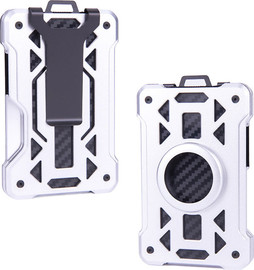 Camel Mountain ארנק RFID דגם Cybrion™ Ultra מבית כאמל מאונטיין – עם תא ל-Airtag - כסוף