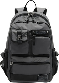 Camel Mountain תיק הגב Solyrix™ Elite מבית כאמל מאונטיין – 19 ליטר, מתאים למחשב נייד עד 14 אינץ' - אפור