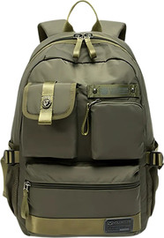 Camel Mountain תיק הגב Solyrix™ Elite מבית כאמל מאונטיין – 19 ליטר, מתאים למחשב נייד עד 14 אינץ' - ירוק