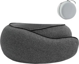 Camel Mountain הכרית Solatrix™ Pro מבית כאמל מאונטיין – ויסקו אלסטי, תמיכה היקפית 360° לצוואר - אפור כהה