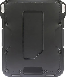 Camel Mountain ארנק Trionis™ Prime 6 תאים עם הגנת RFID - מתכת שחורה + עור שחור