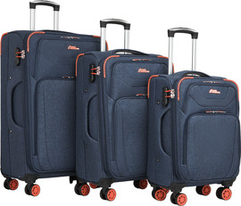 Camel Mountain Camel Mountain® Americano Set 3 (20", 24", 28") – חופש מלא לארוז כמו שצריך - כחול כתום