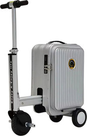 Camel Mountain מזוודת קורקינט 20" טרולי מורשית לטיסות Ruvion™ Elite - כסוף