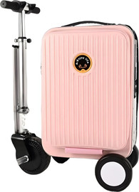 Camel Mountain מזוודת קורקינט 20" טרולי מורשית לטיסות Ruvion™ Elite - ורוד