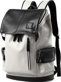 Camel Mountain תיק גב Cyrinthos Xtreme 35L למחשב 16 אינץ' עם יציאת USB מבית כאמל מאונטין - שחור/לבן
