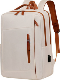 Camel Mountain תיק גב Phylaron Platinum 35L למחשב 16 אינץ' עם יציאת USB מבית כאמל מאונטין - אוף-ווייט