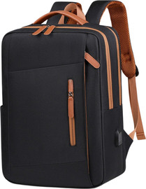 Camel Mountain תיק גב Phylaron Platinum 35L למחשב 16 אינץ' עם יציאת USB מבית כאמל מאונטין - שחור