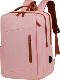 Camel Mountain תיק גב Phylaron Platinum 35L למחשב 16 אינץ' עם יציאת USB מבית כאמל מאונטין - ורוד