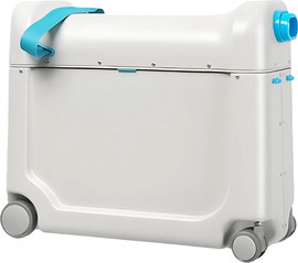 Camel Mountain מזוודה עליה למטוס JetRider 18" רכיבה ומיטה לילדים מבית כאמל מאונטיין - כחול