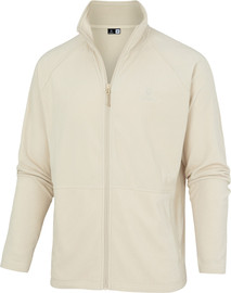 Aztec מעיל פליז לגברים Aztec אצטק Raven Full Zip אוף ווייט L