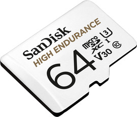 SanDisk כרטיס זיכרון Sandisk High Endurance 64GB Micro SDXC SDSQQNR-064G-GN6IA